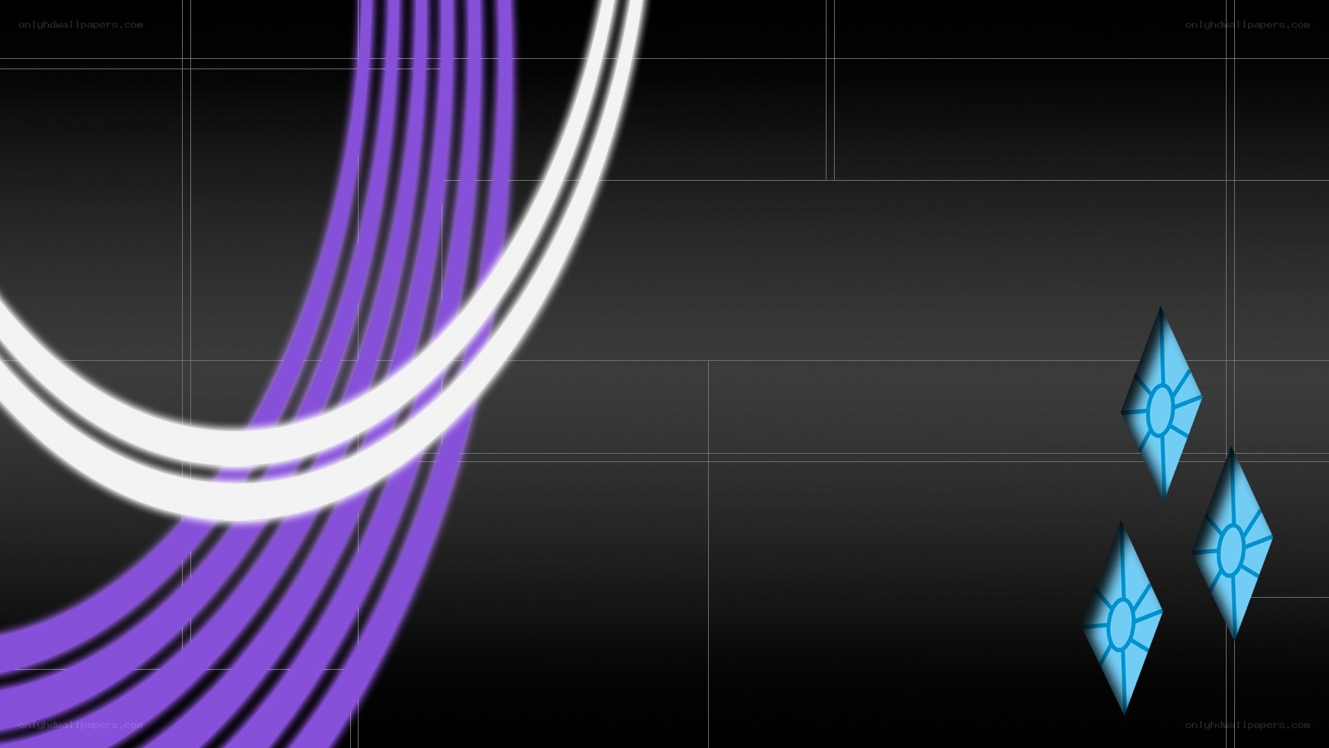 Abstract purple and blue design