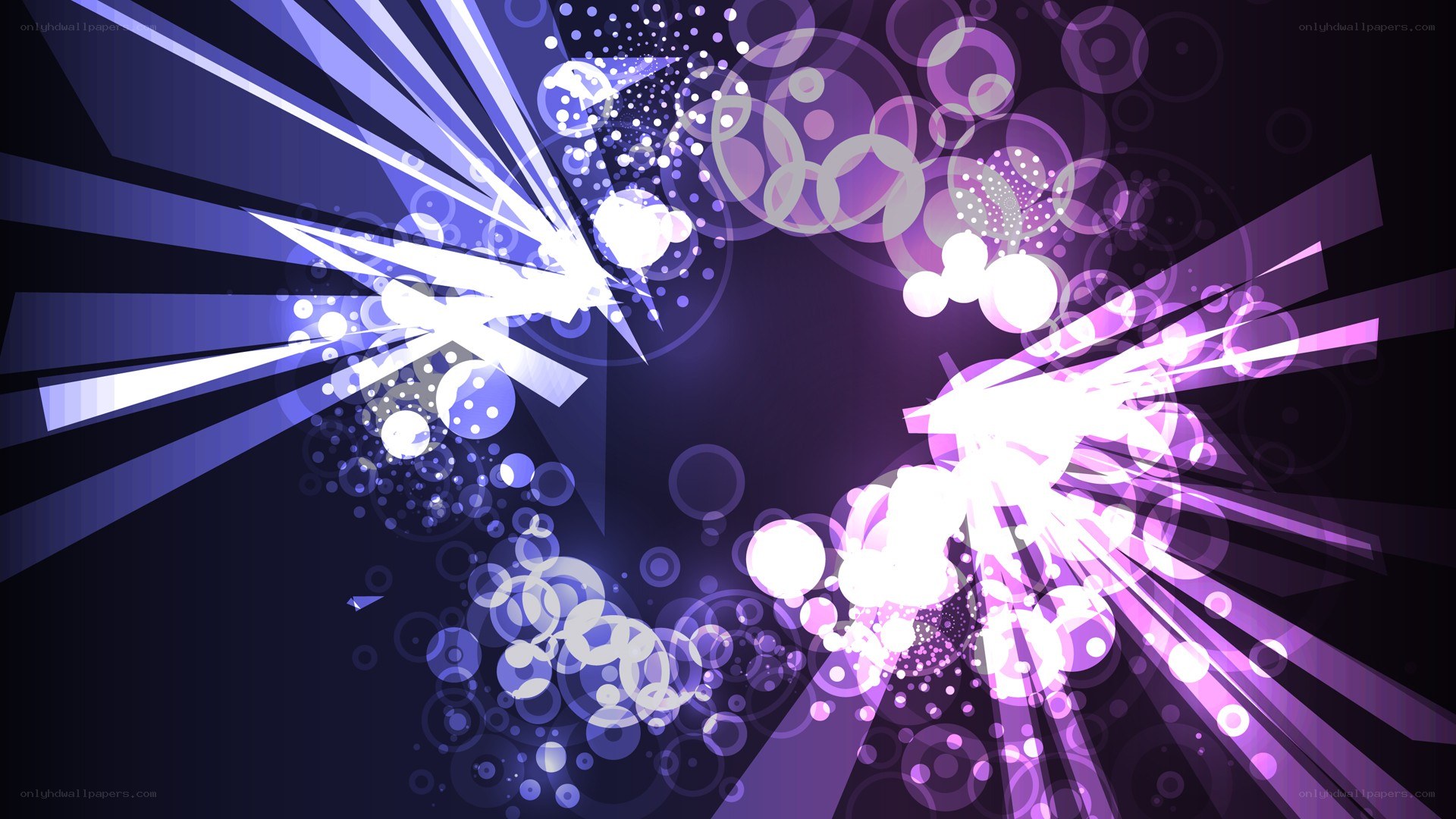 abstract purple and blue design