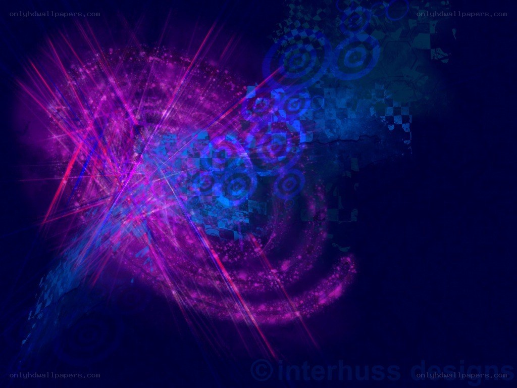 abstract purple and blue design
