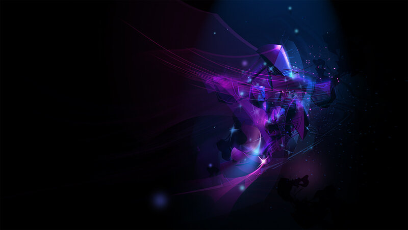 abstract purple and blue digital art