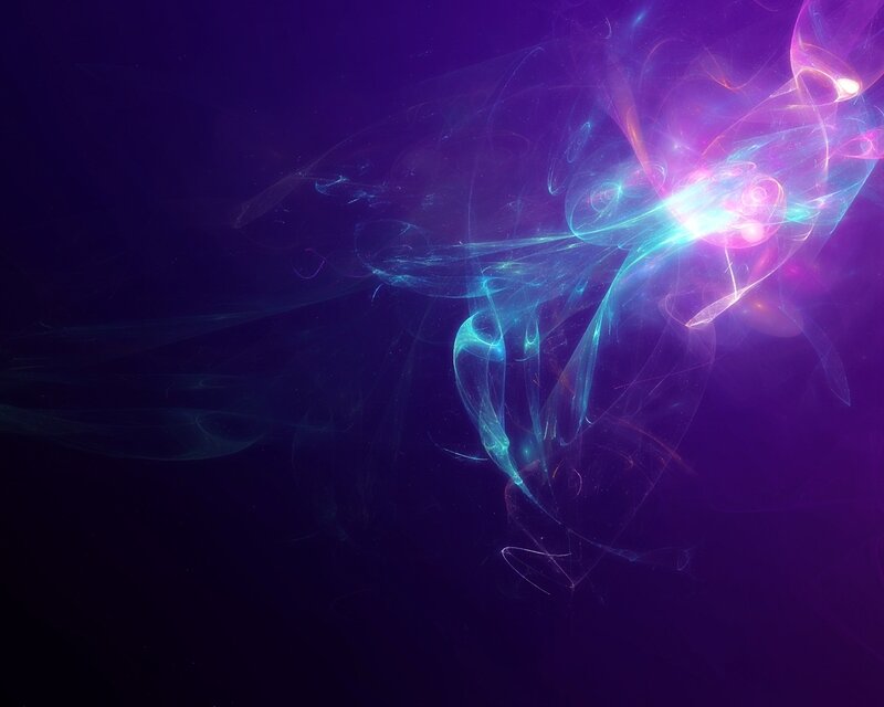 Abstract purple and blue energy
