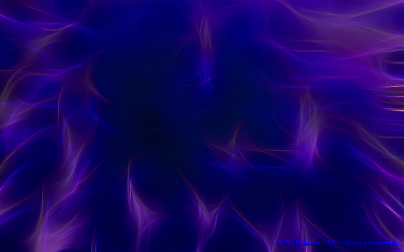 Abstract purple and blue fractal