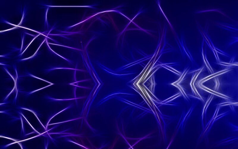 Abstract purple and blue fractal design