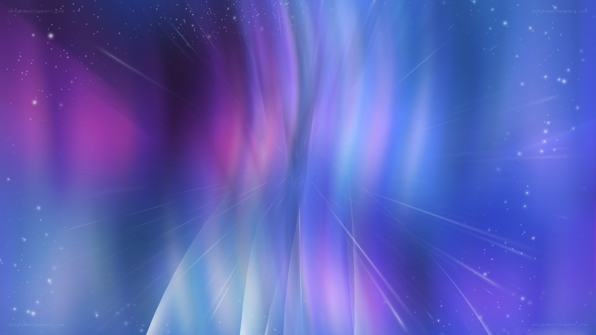 Abstract purple and blue light rays