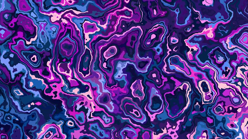 Abstract Purple and Blue Pattern — Hypnotic