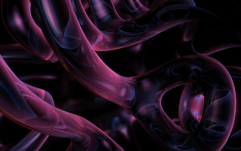 Abstract purple and blue swirls