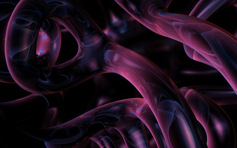 Abstract purple and blue swirls
