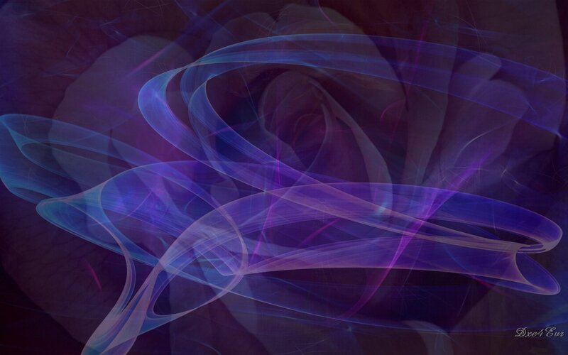 Abstract purple and blue swirls
