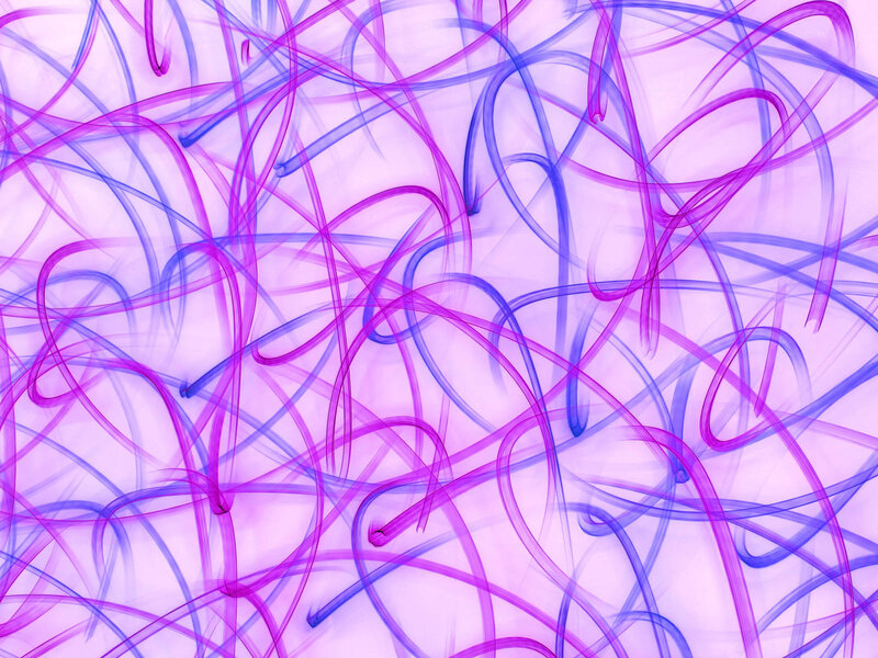 Abstract purple and blue swirls