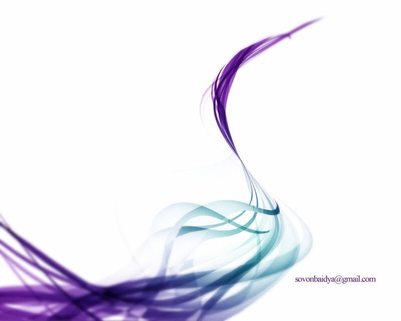Abstract Purple and Blue Swirls — Calm