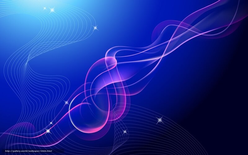 Abstract Purple and Blue Swirls — Serene