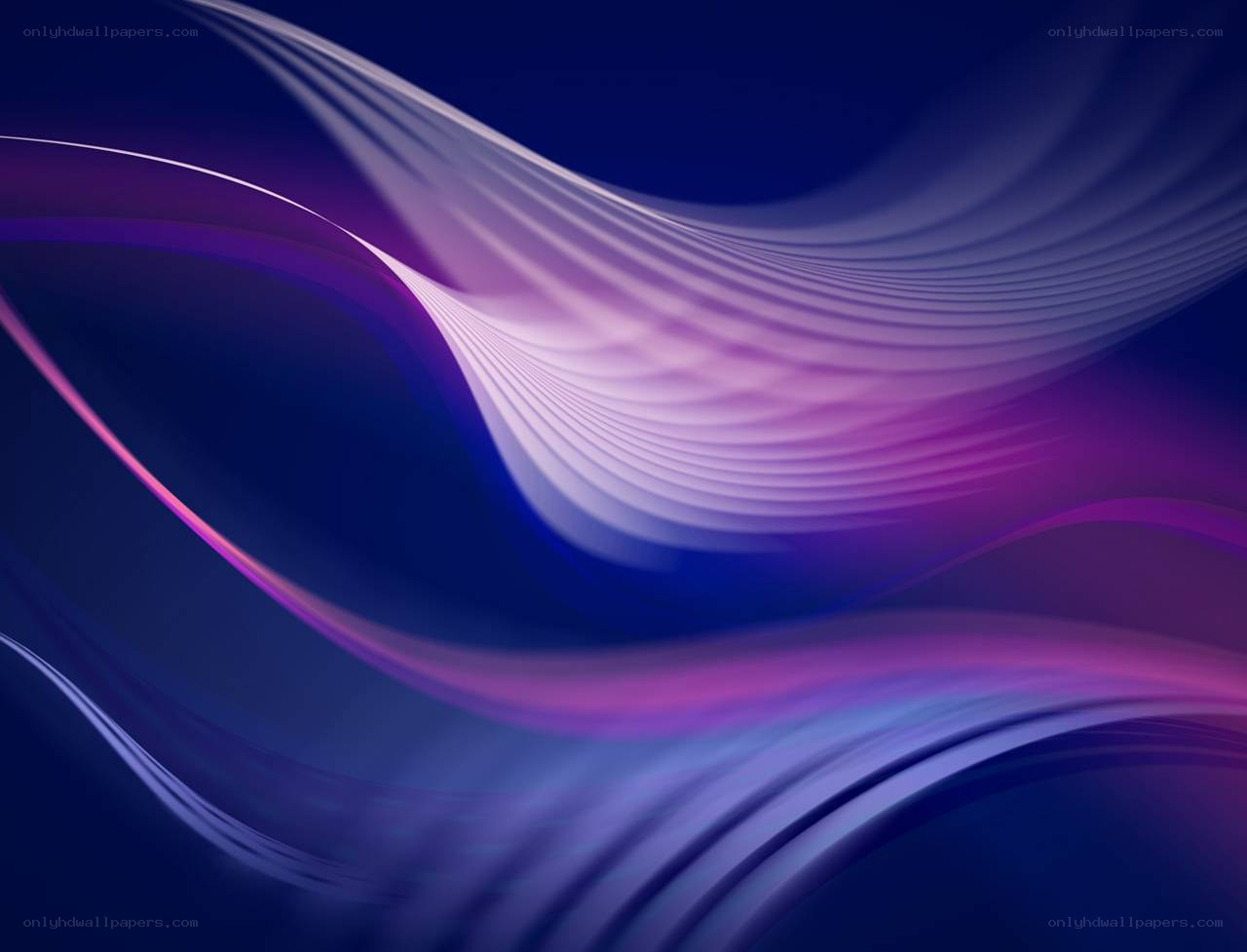 Abstract purple and blue waves