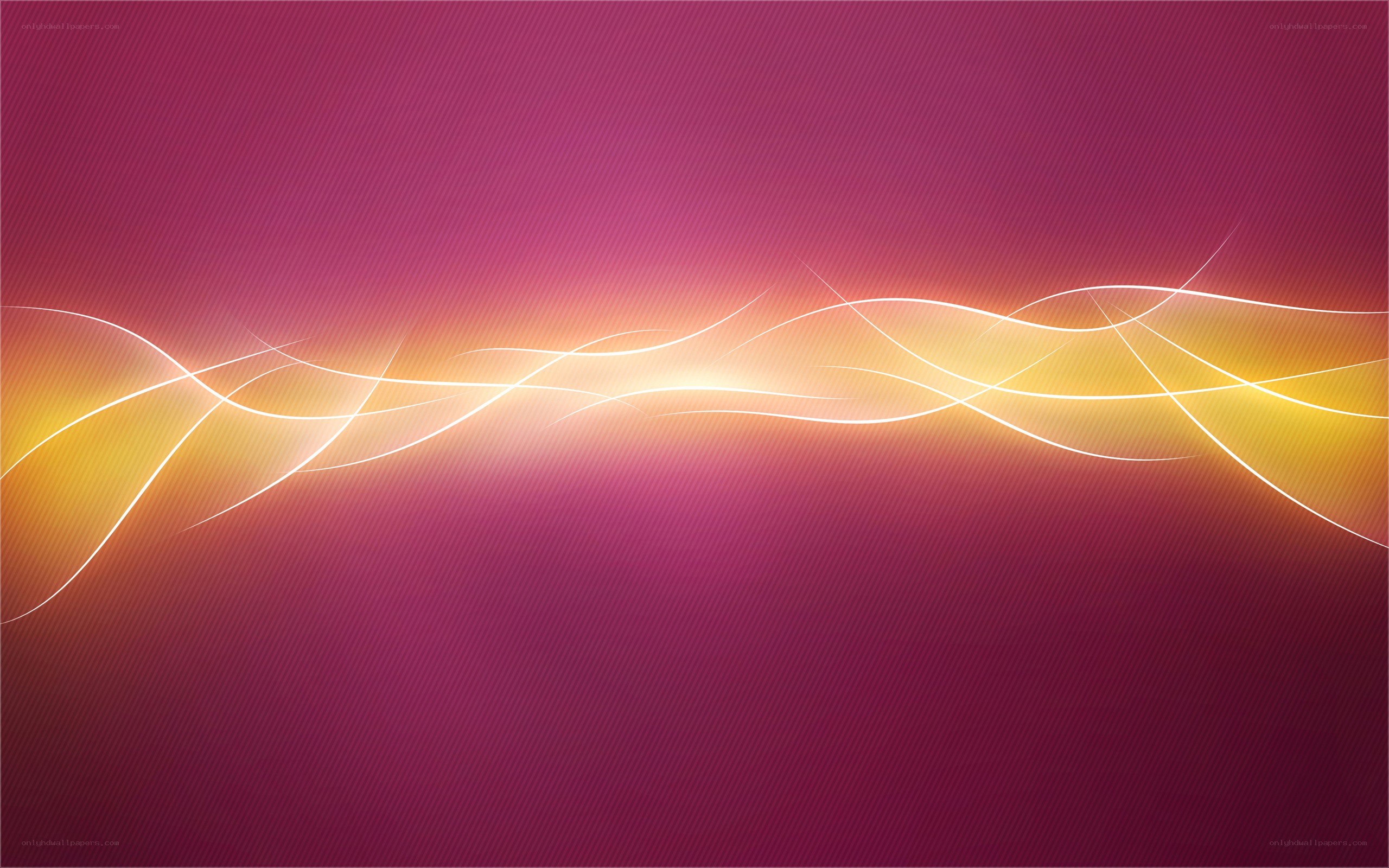 abstract purple and gold wave design