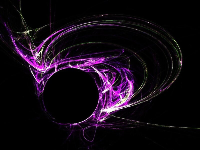 Abstract purple and green swirl
