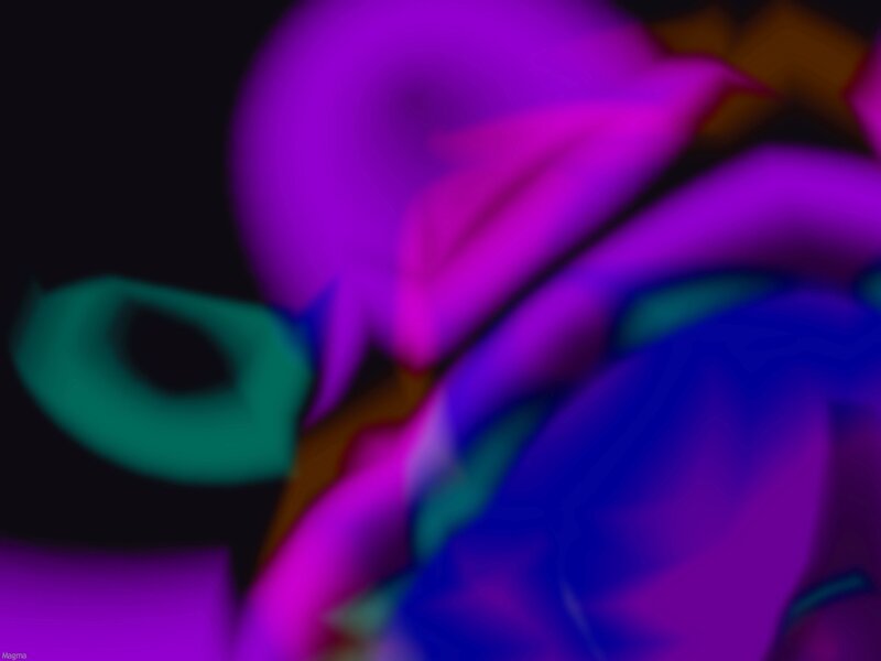 abstract purple and green swirls