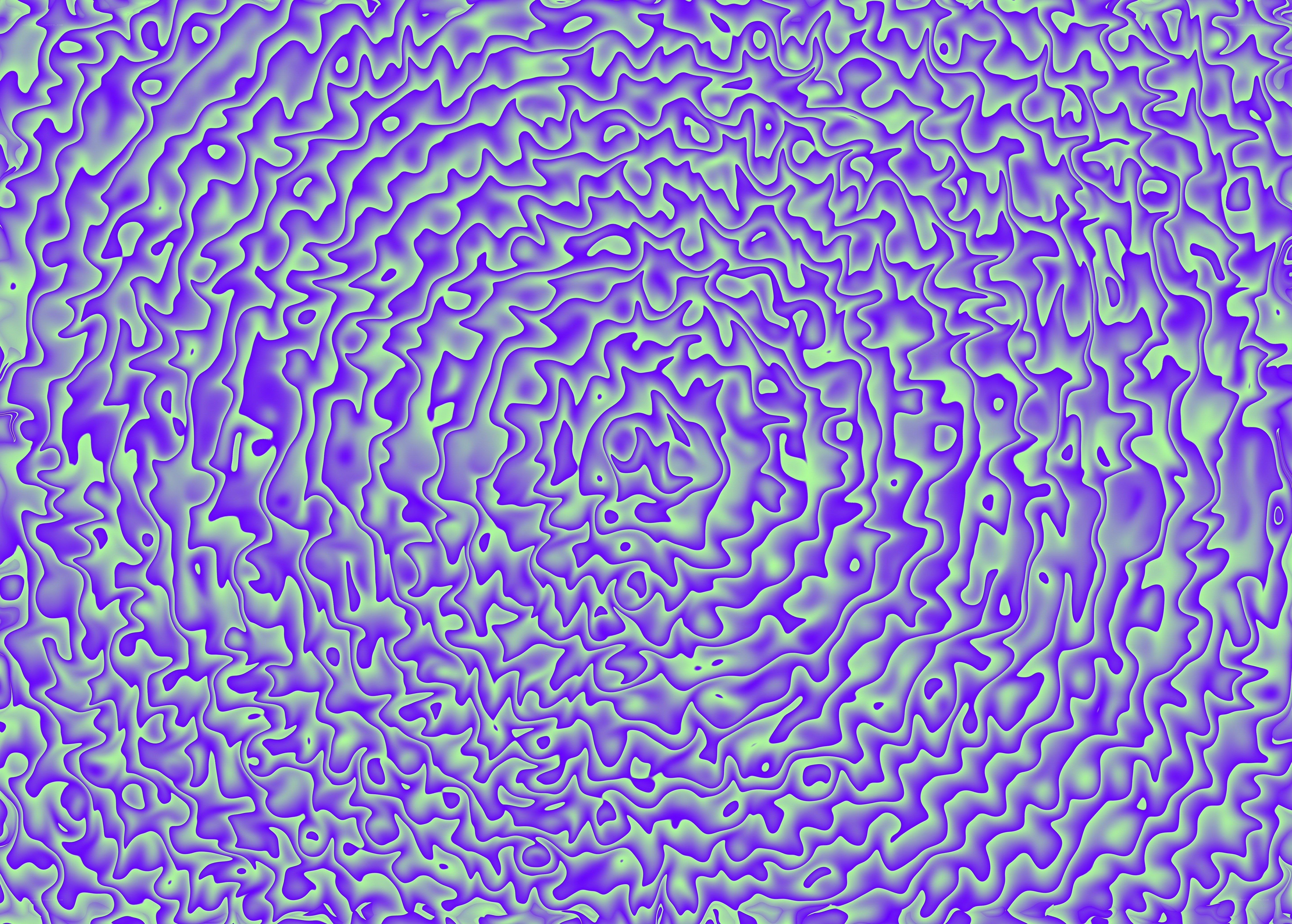 Abstract purple and green swirls