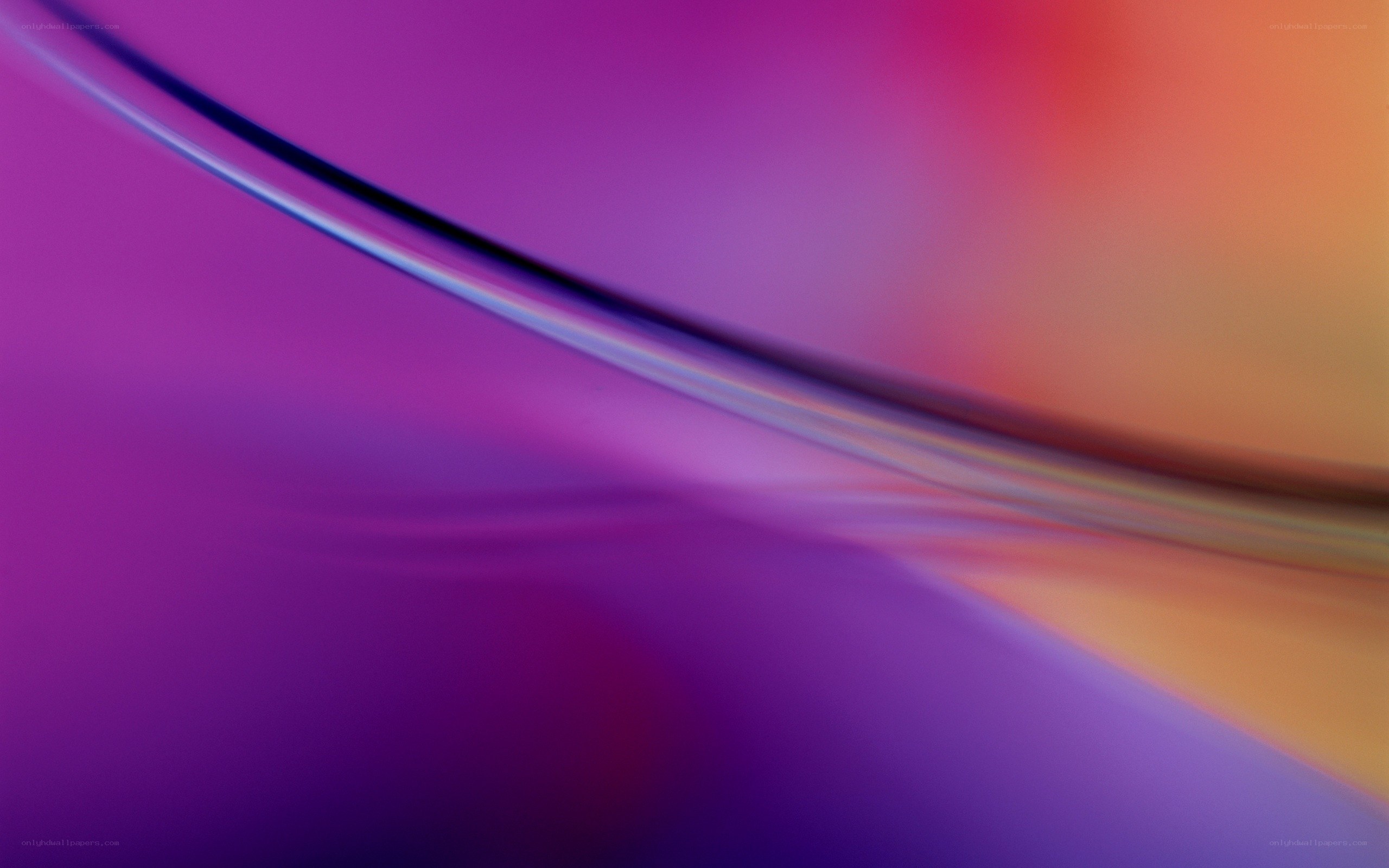 Abstract purple and orange swirl