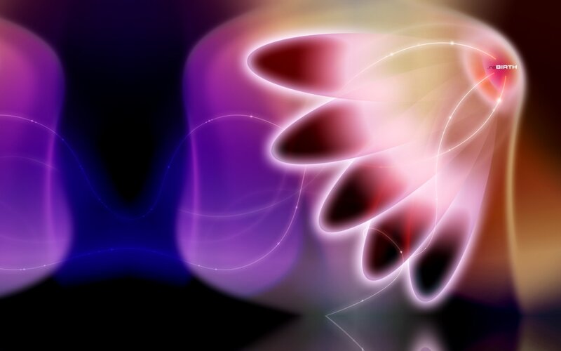 Abstract purple and pink light design