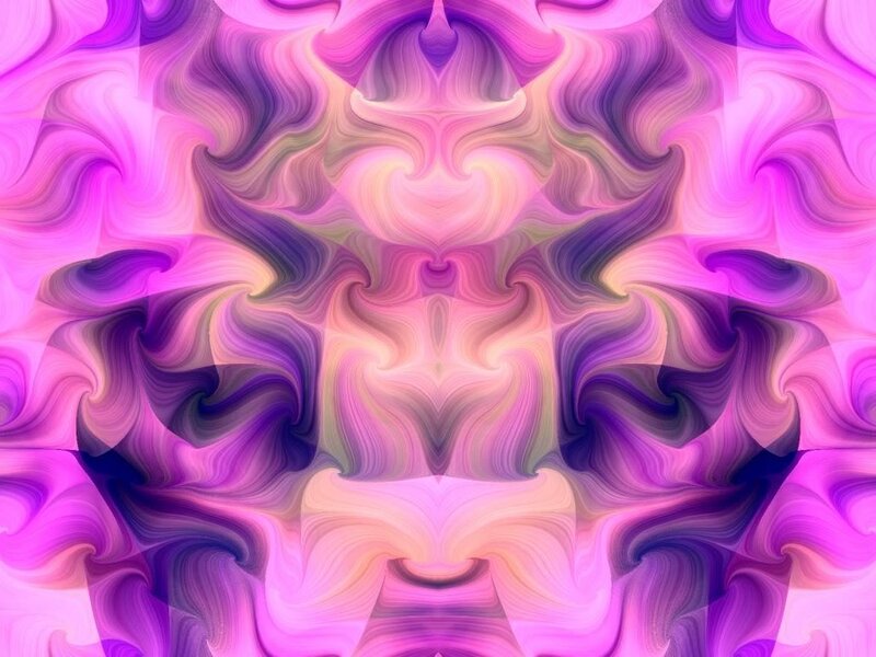 Abstract purple and pink swirls