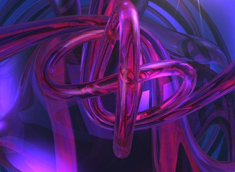 Abstract purple and pink swirls