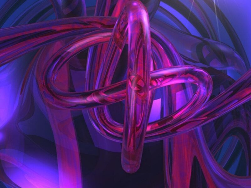 Abstract purple and pink swirls