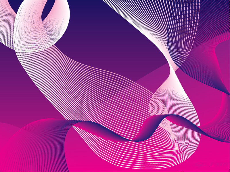 Abstract purple and pink wave design