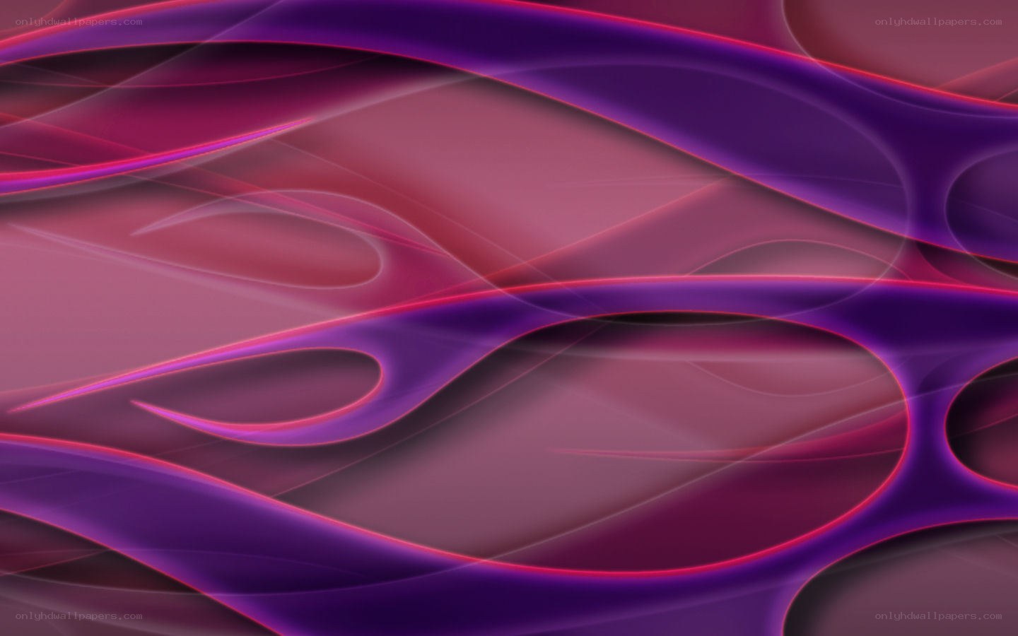 Abstract purple and pink waves