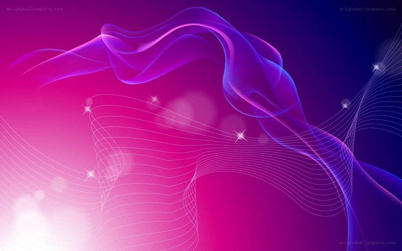 Abstract purple and pink waves