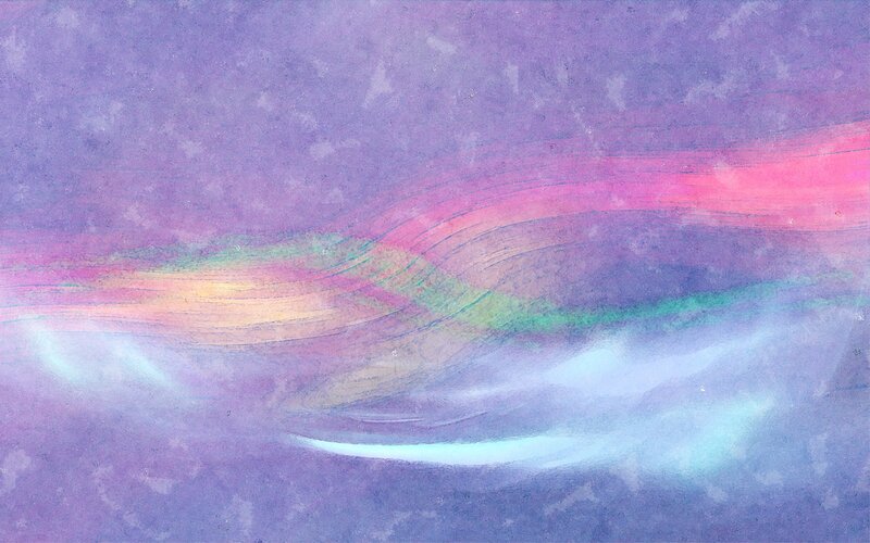 Abstract purple and pink waves