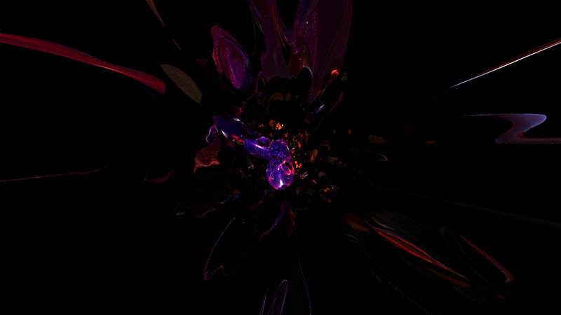 abstract purple and red fractal design
