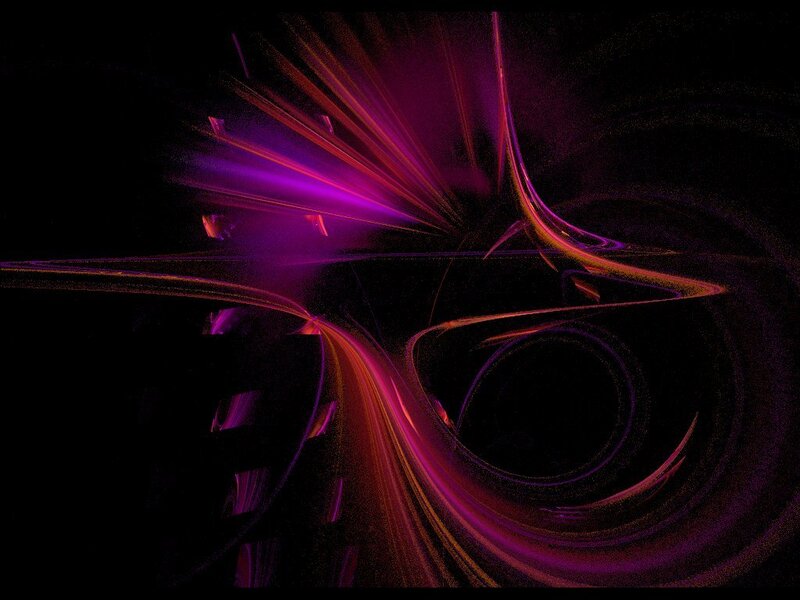 Abstract purple and red light patterns