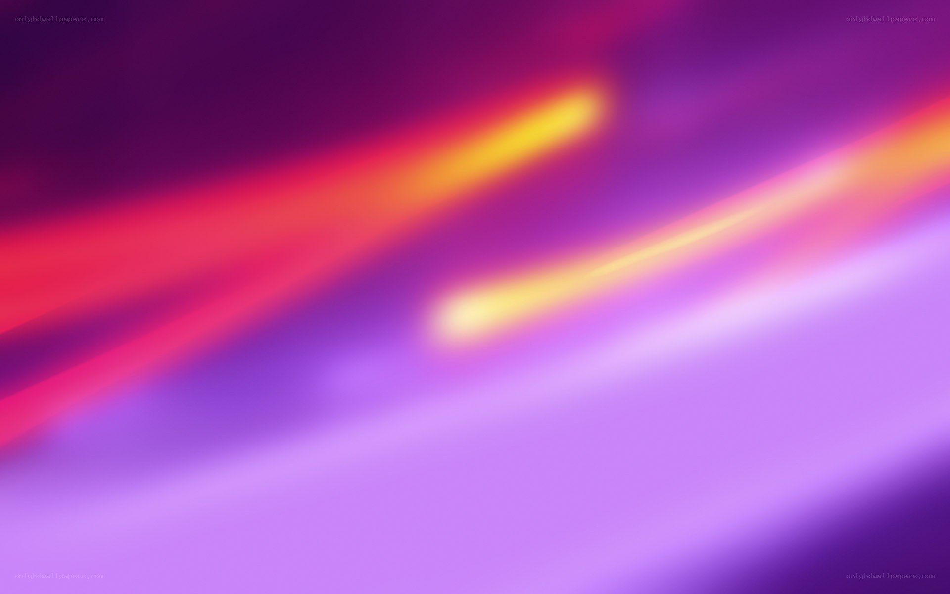 Abstract purple and red light streaks