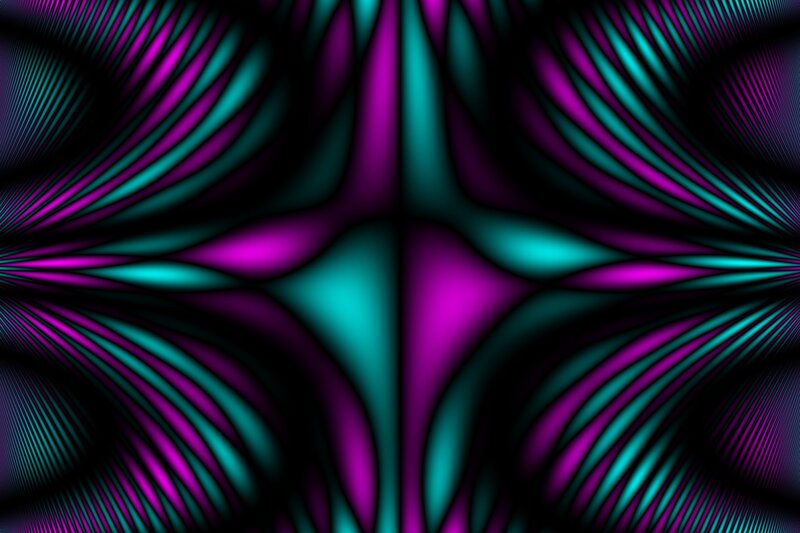 Abstract purple and teal pattern