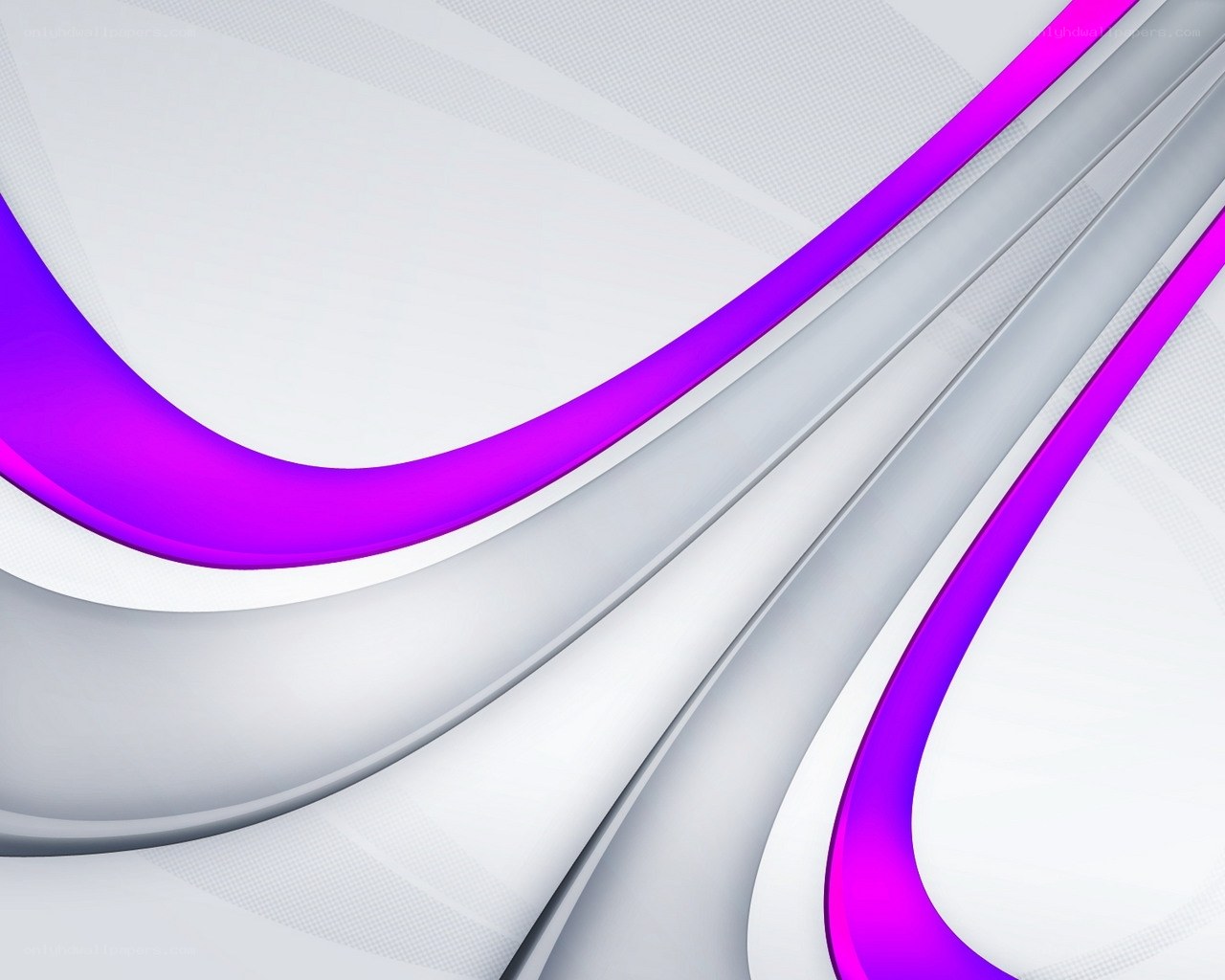 Abstract purple and white design