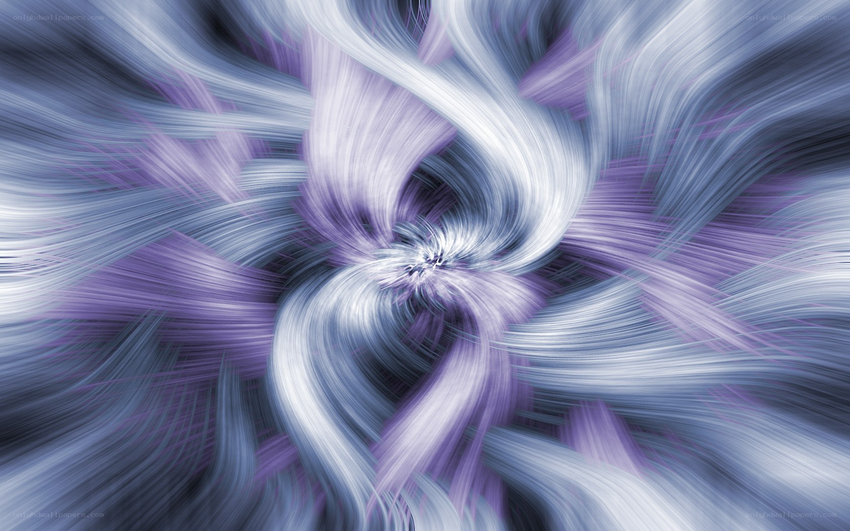 Abstract purple and white swirl