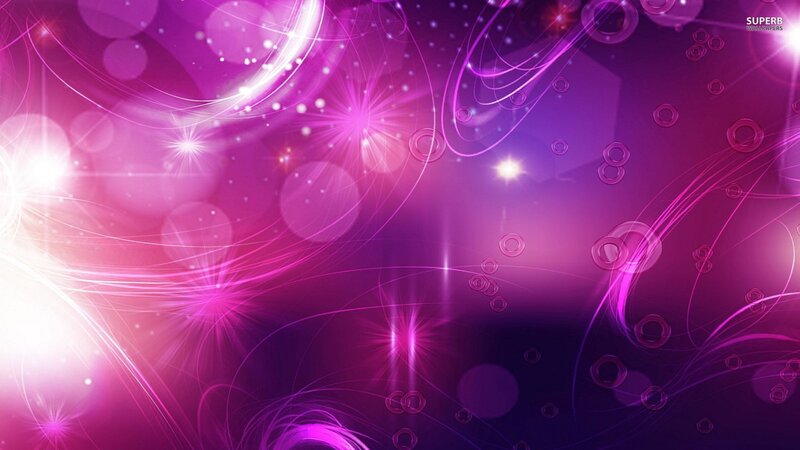 Abstract Purple Background — Energetic, Digital Art, Stars