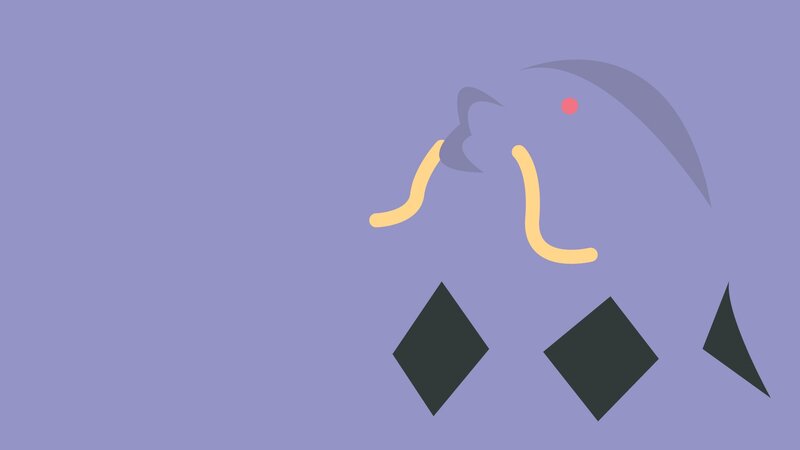abstract purple character design