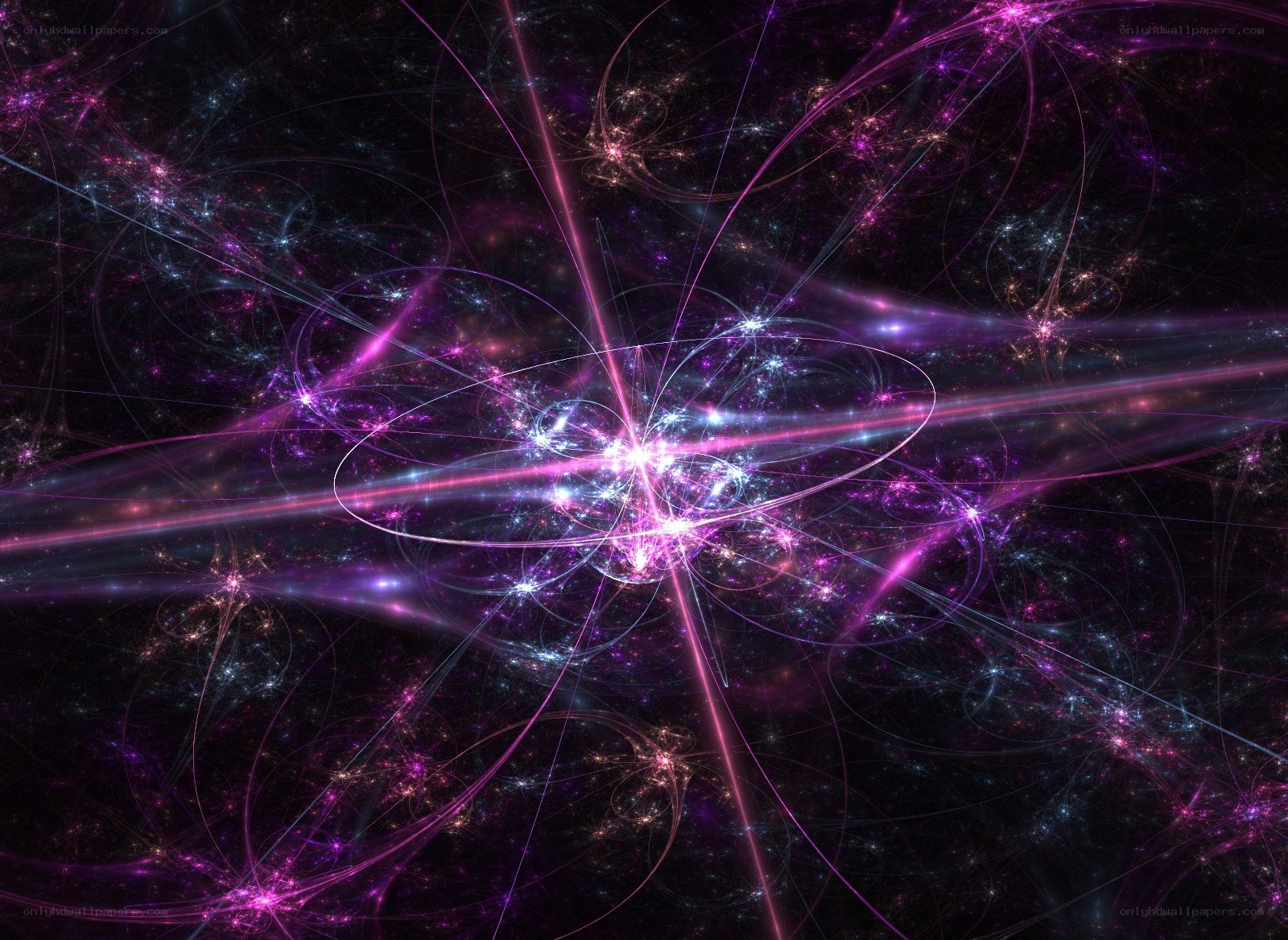 abstract purple cosmic energy