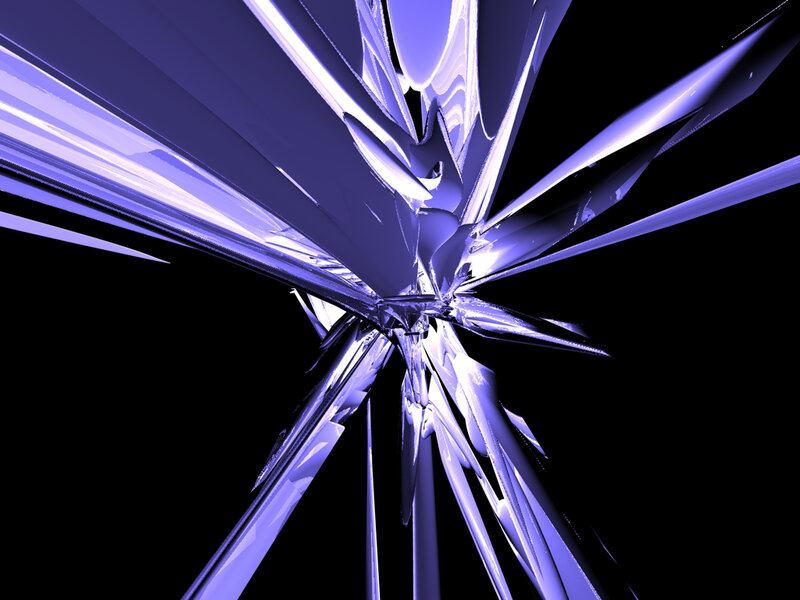 abstract purple crystalline structure