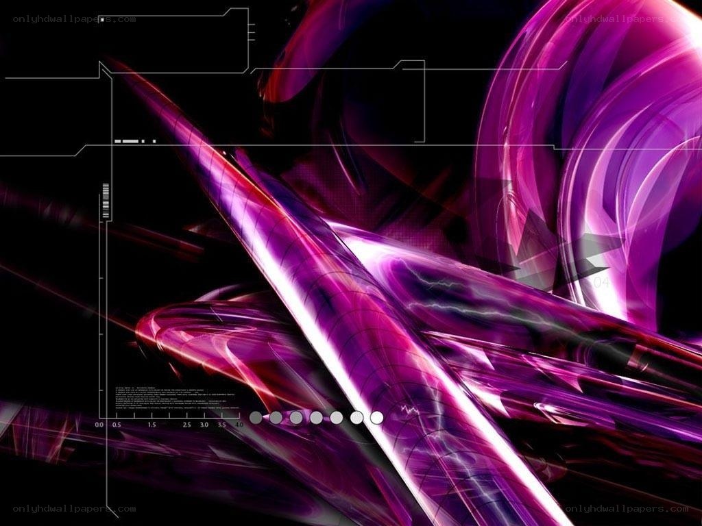 Abstract purple digital art