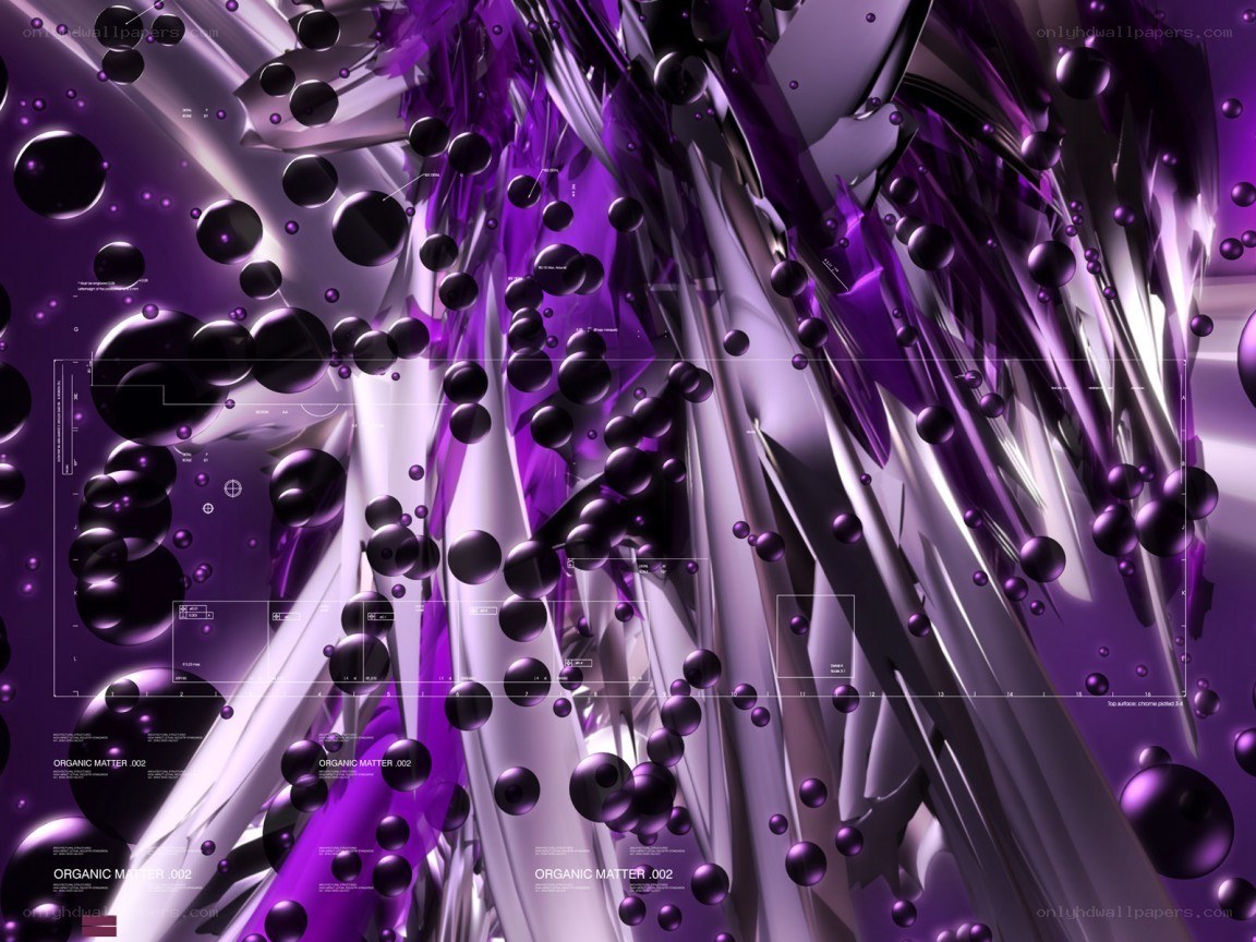 Abstract purple digital art
