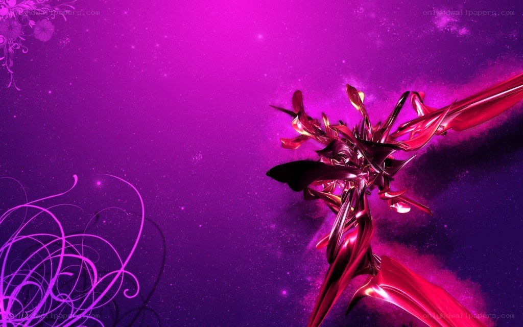 abstract purple digital art