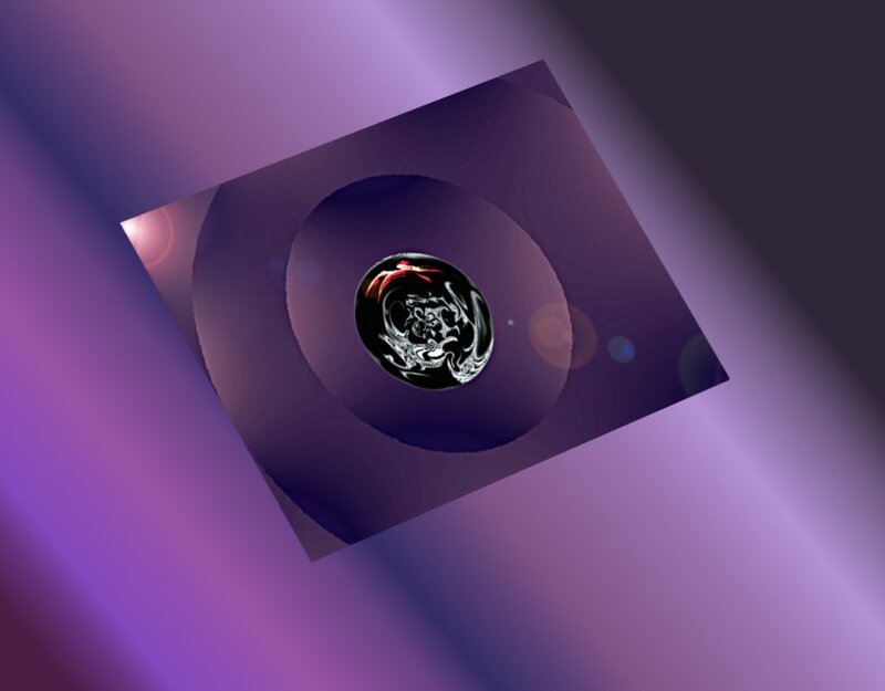 Abstract purple digital art