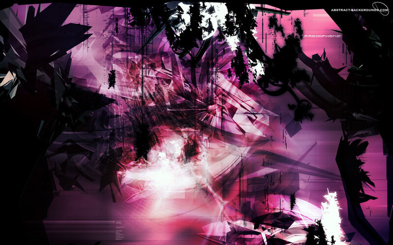 Abstract purple digital art