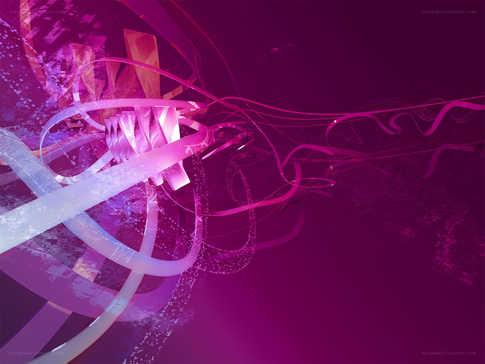 abstract purple digital art