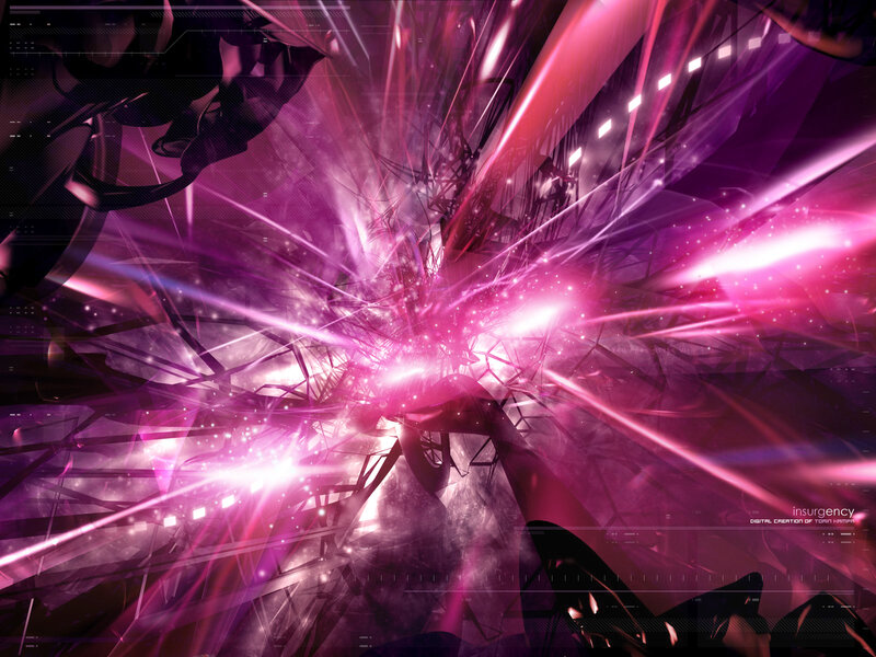 abstract purple energy burst