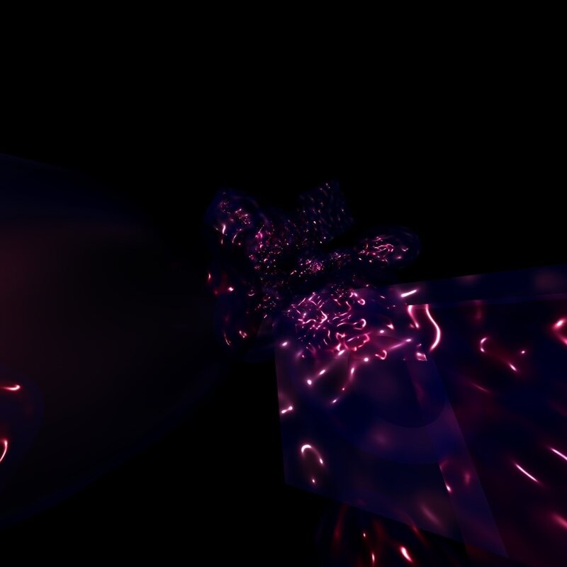 Abstract purple energy formation
