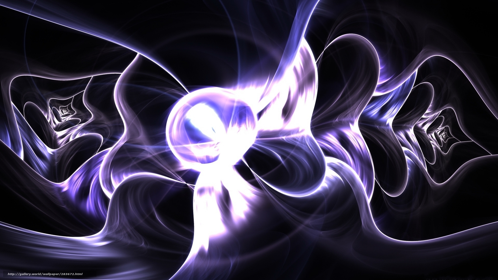Abstract purple energy swirl