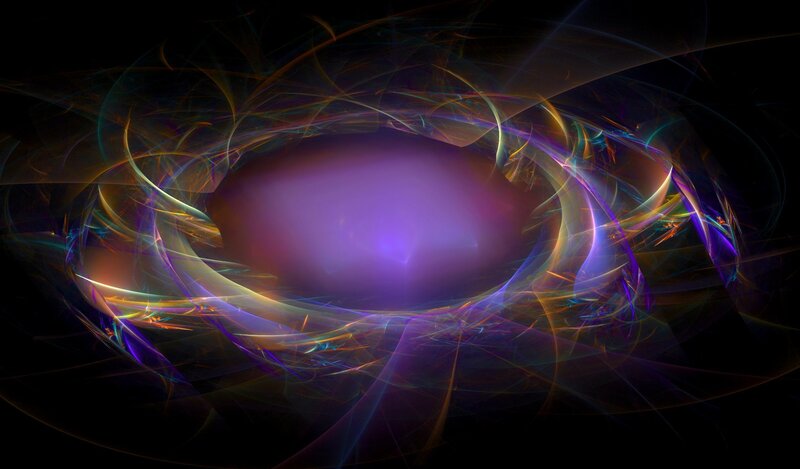 Abstract purple energy vortex