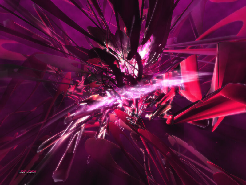 Abstract Purple Explosion — Energetic